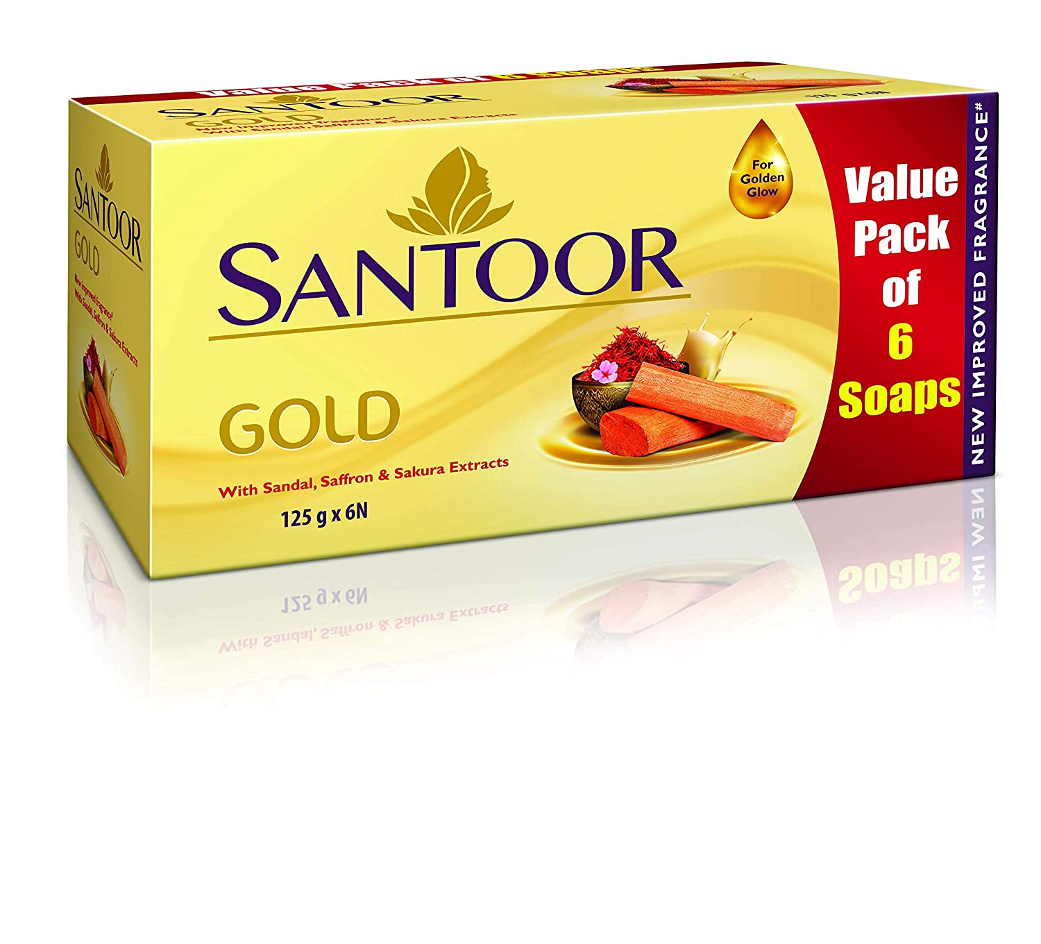 SANTOOR GOLD 125G X 6N